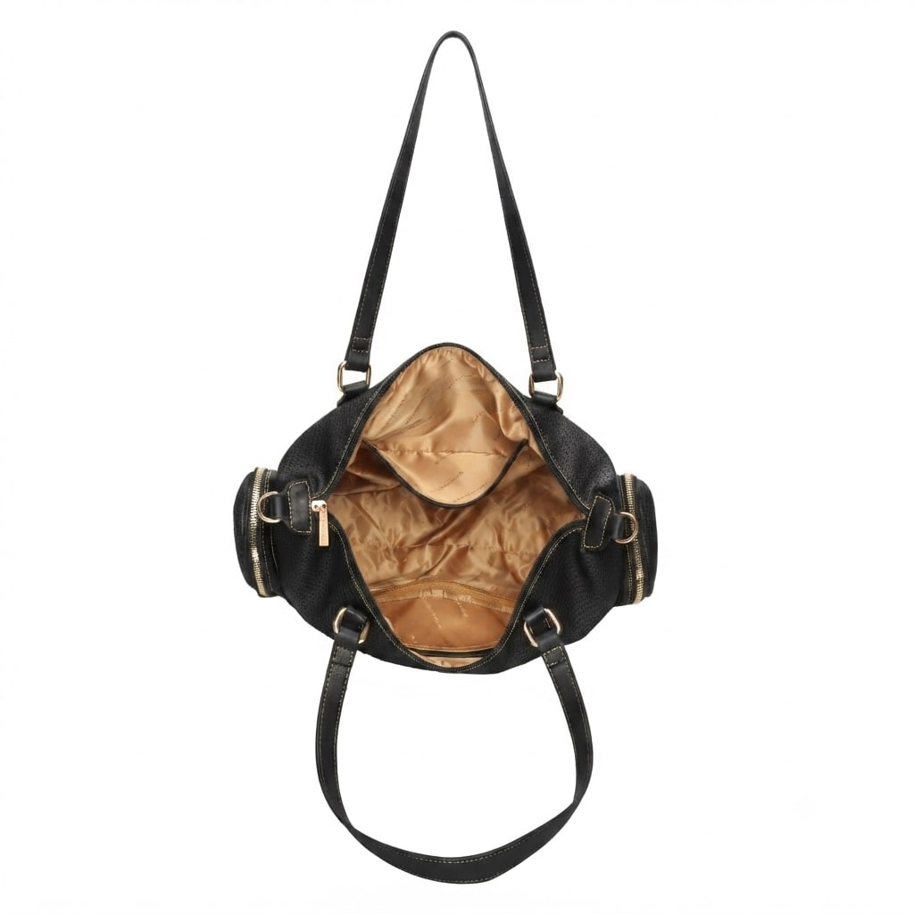 Vicky Soft Tote Bag - Black view 4