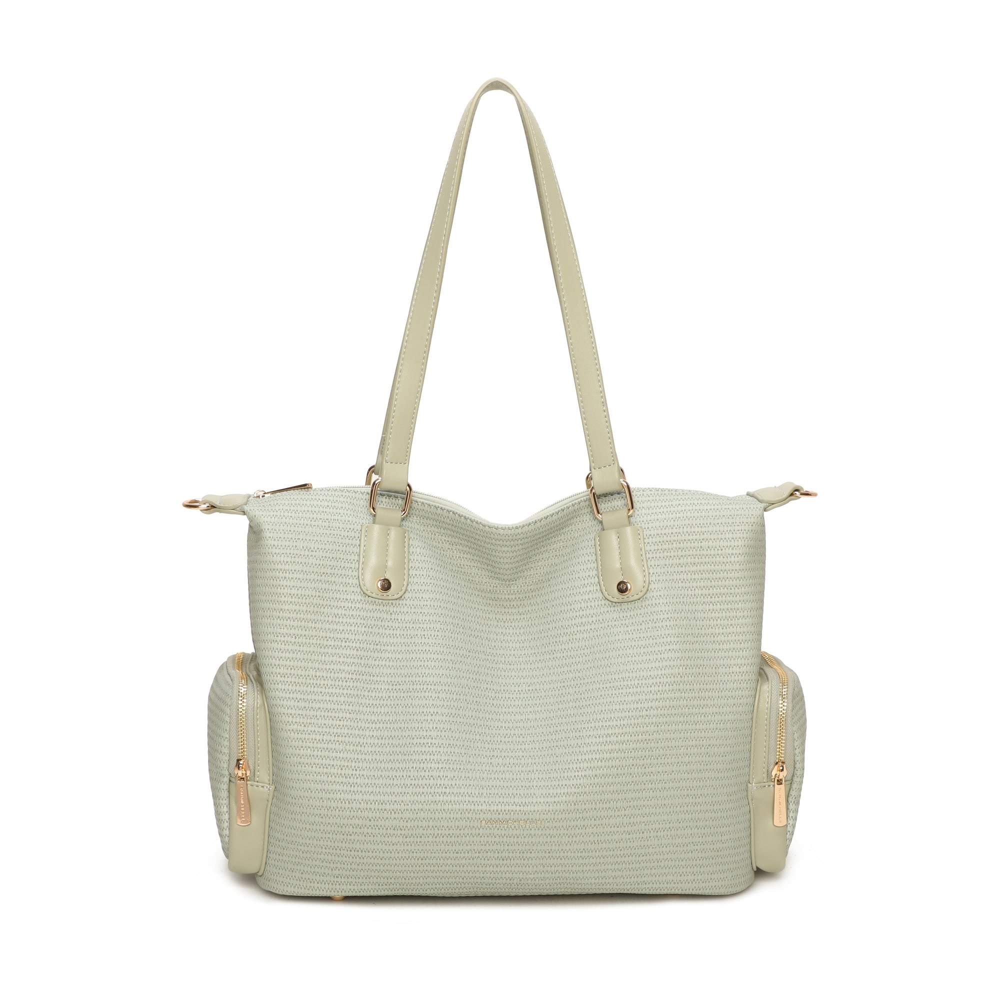 Vicky Soft Tote Bag - Sage Green