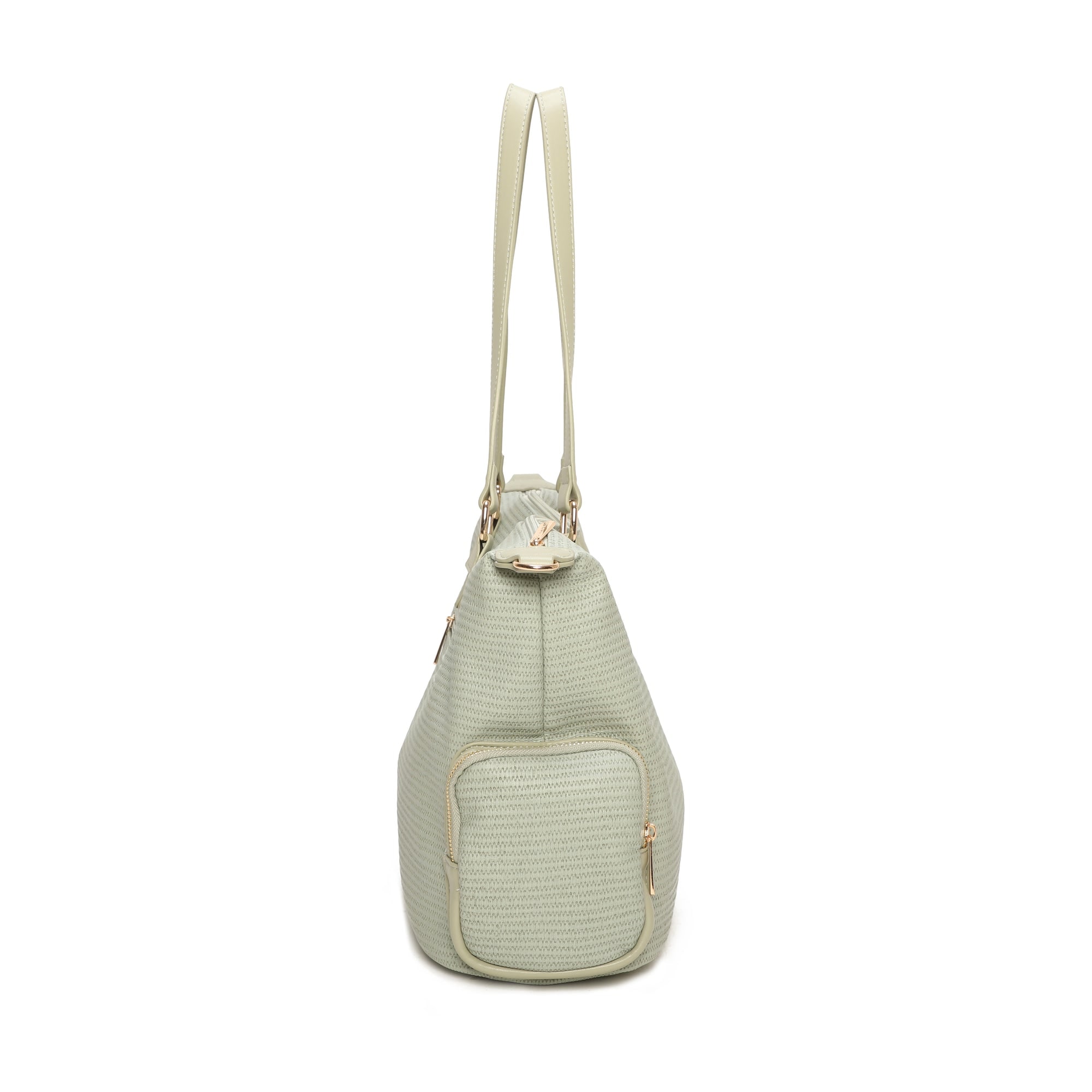 Vicky Soft Tote Bag - Sage Green view 3