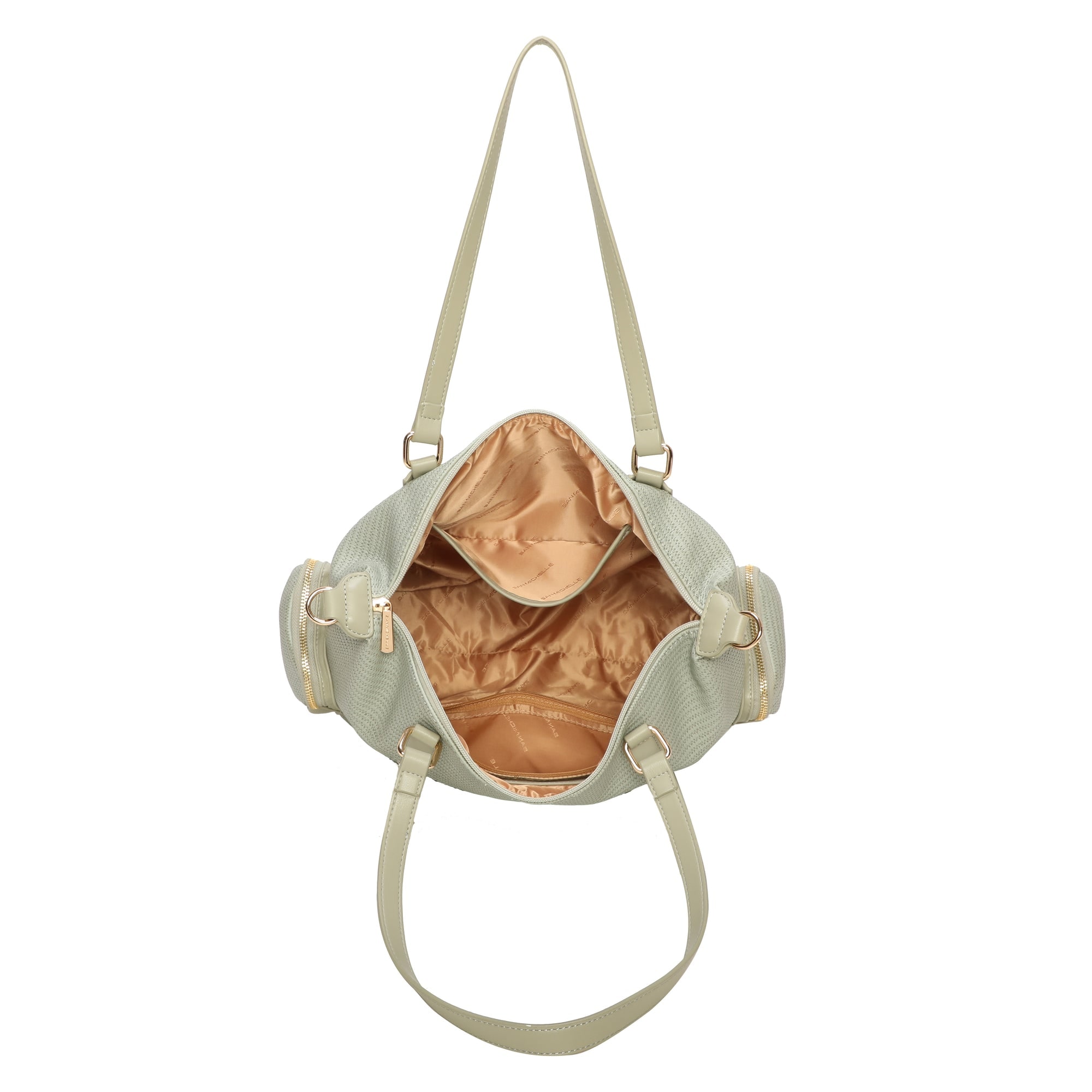 Vicky Soft Tote Bag - Sage Green view 4
