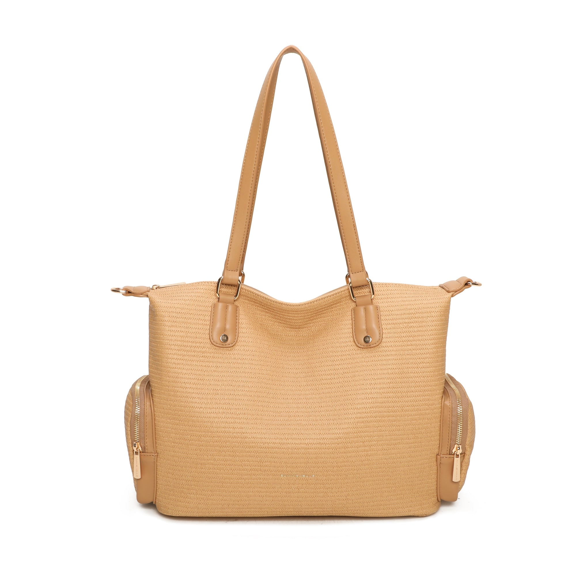 Vicky Soft Tote Bag - Tan