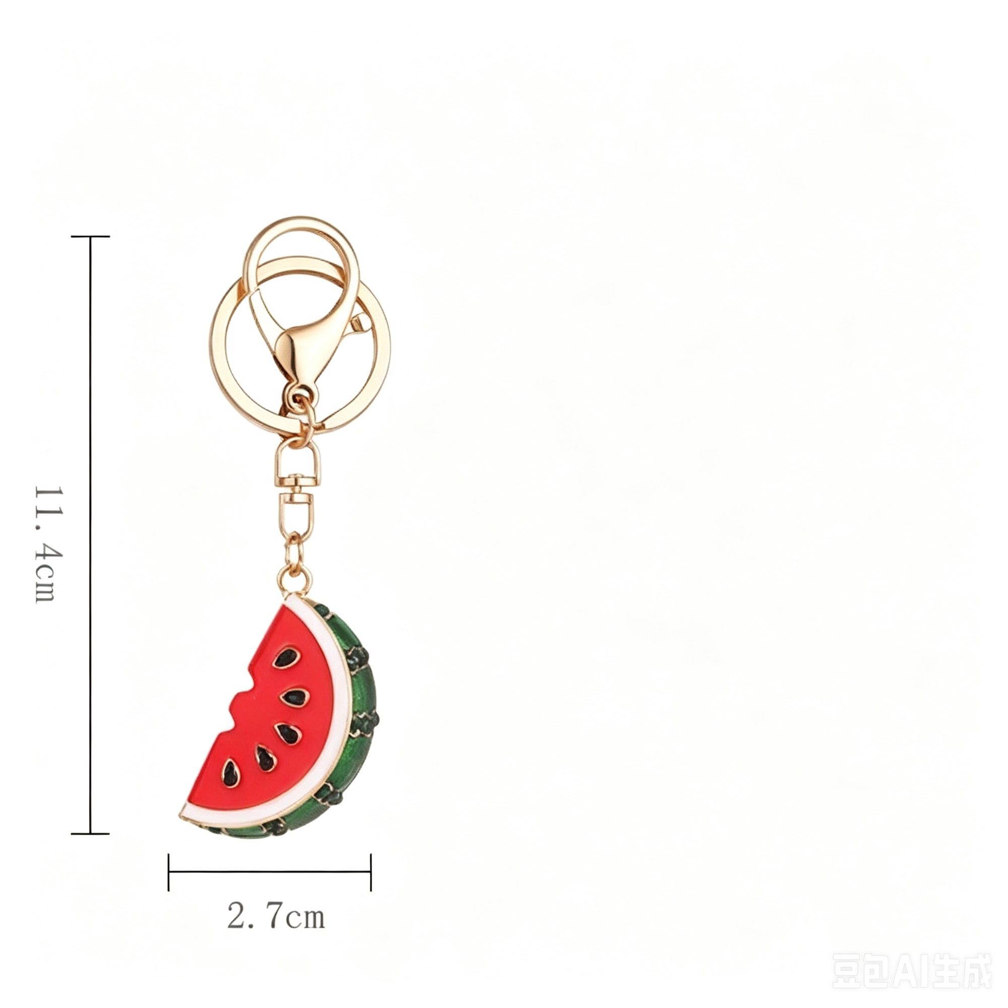 Watermelon Bag Charm view 3