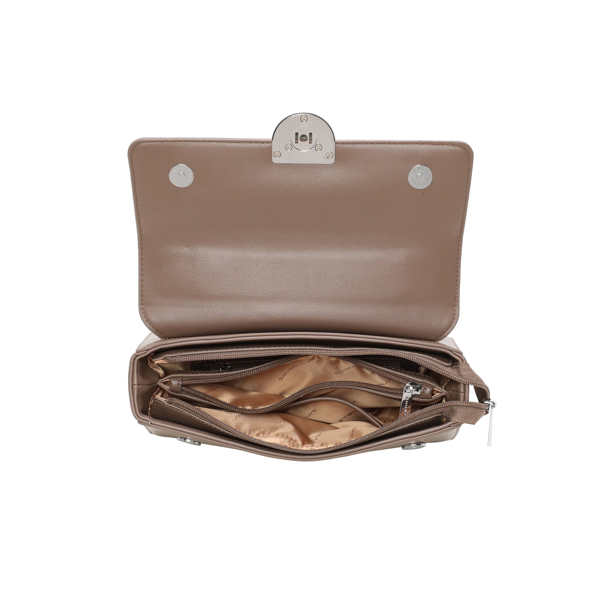 Wendy Crossbody Bag-Taupe view 4