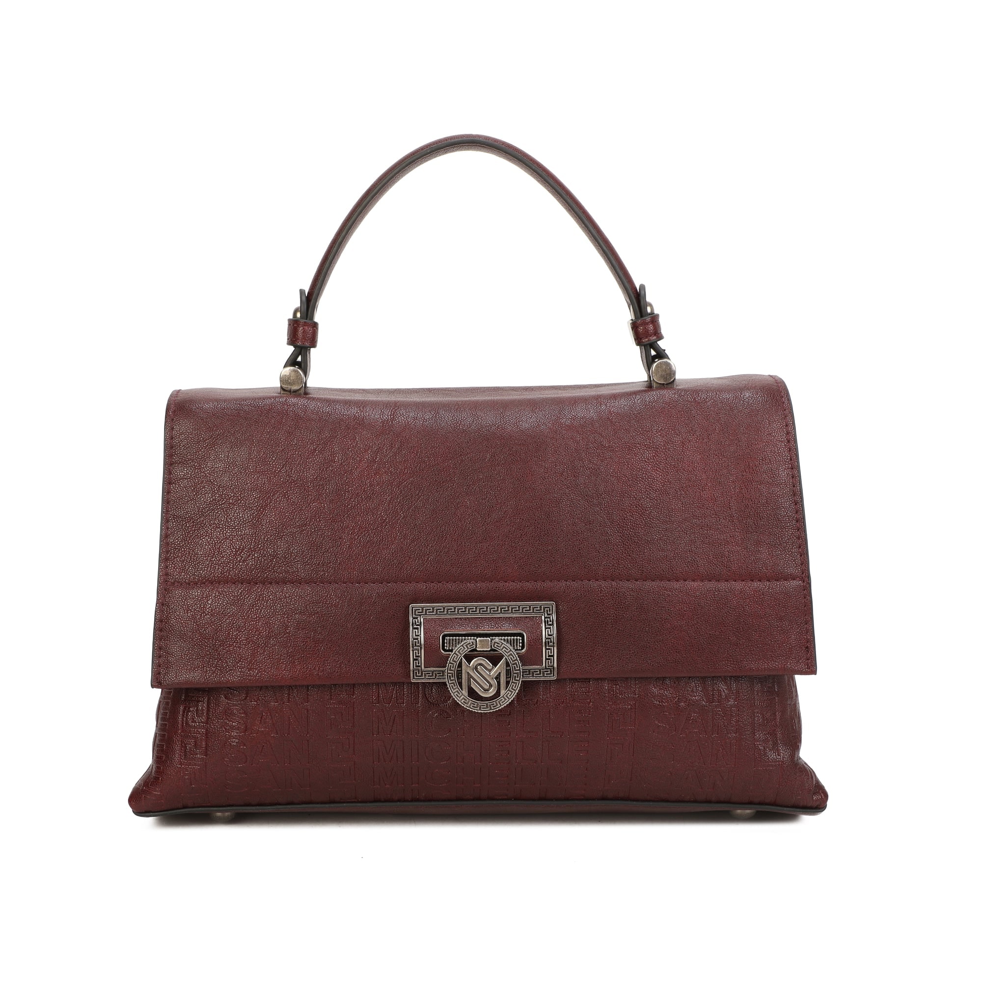 Willow Top Handle Bag - Merlot