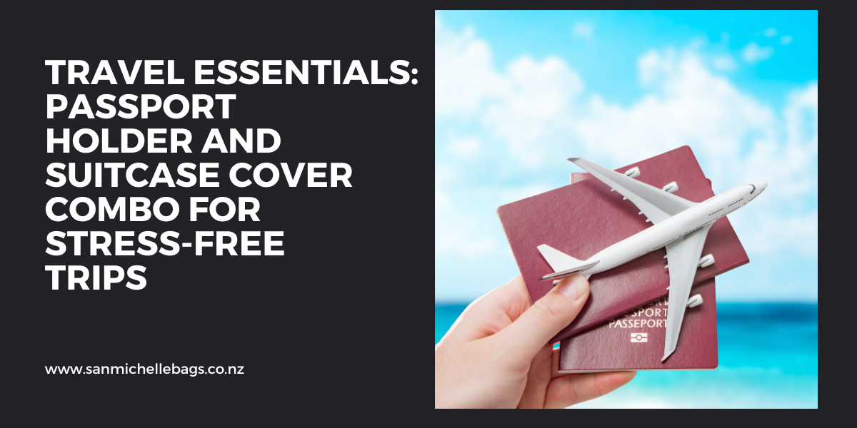 Travel Essentials: Passport Holder and Suitcase Cover Combo for Stress-Free Trips