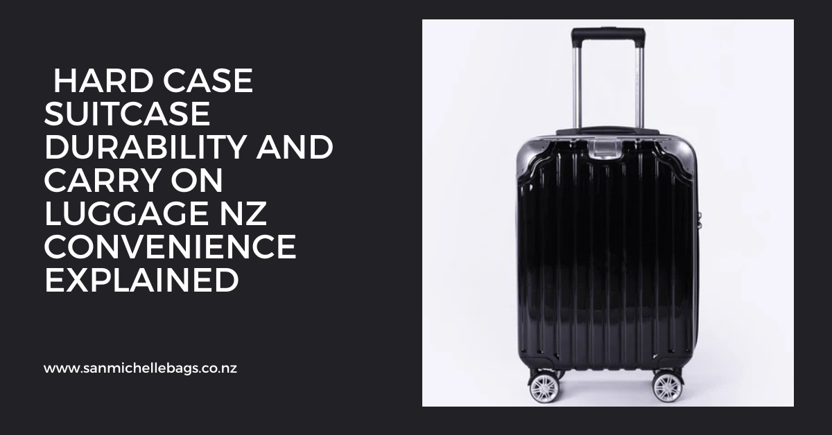 Smart Travel Starts Here: Hard Case Suitcase Durability and Carry On Luggage NZ Convenience Explained