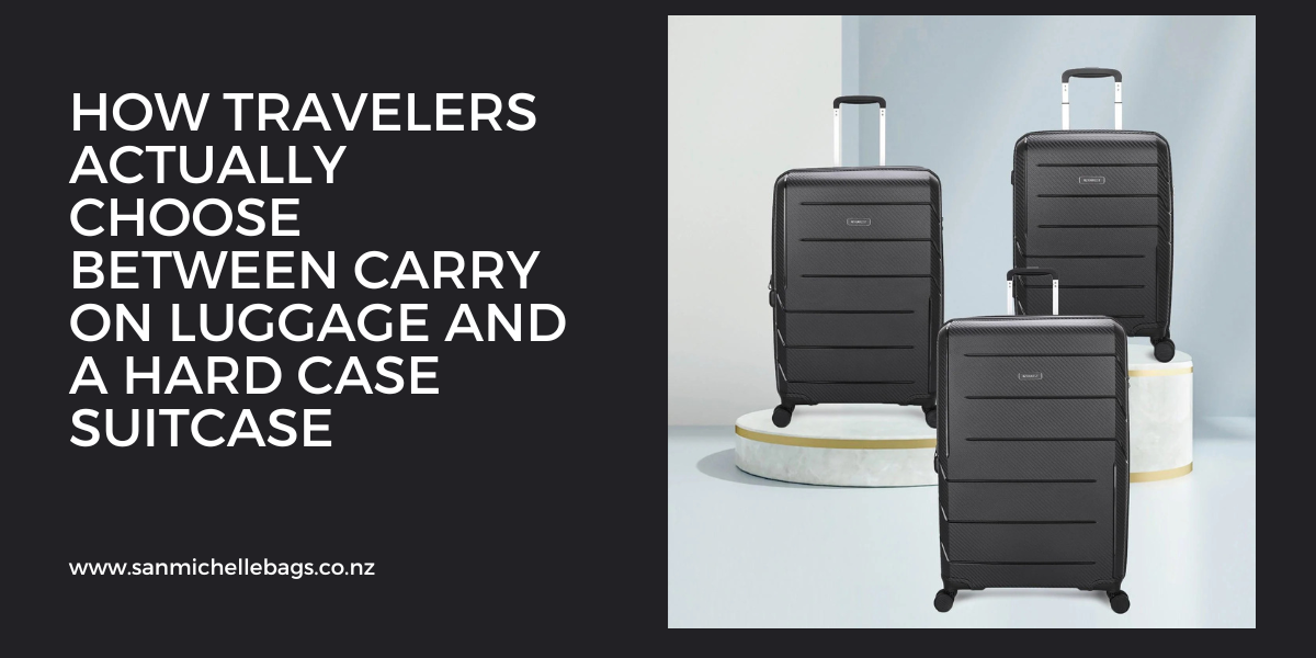 How Travelers Actually Choose Between carry on luggage and a hard case suitcase