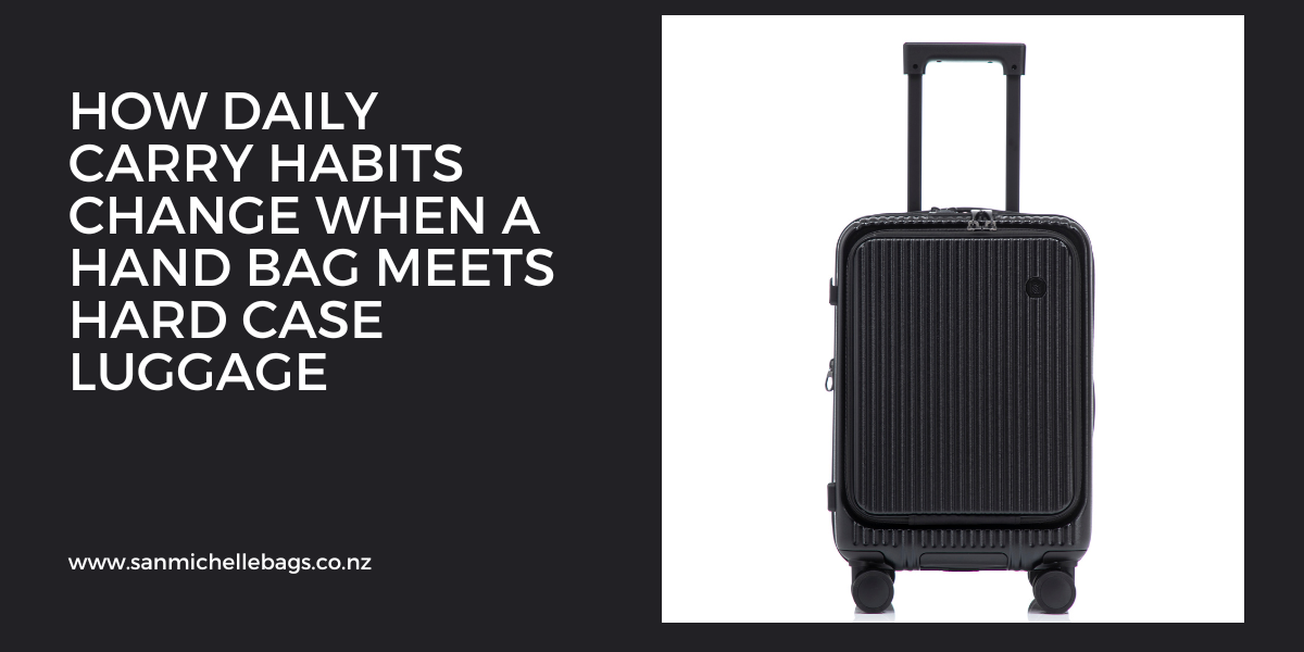 How Daily Carry Habits Change When a Hand Bag Meets Hard Case Luggage