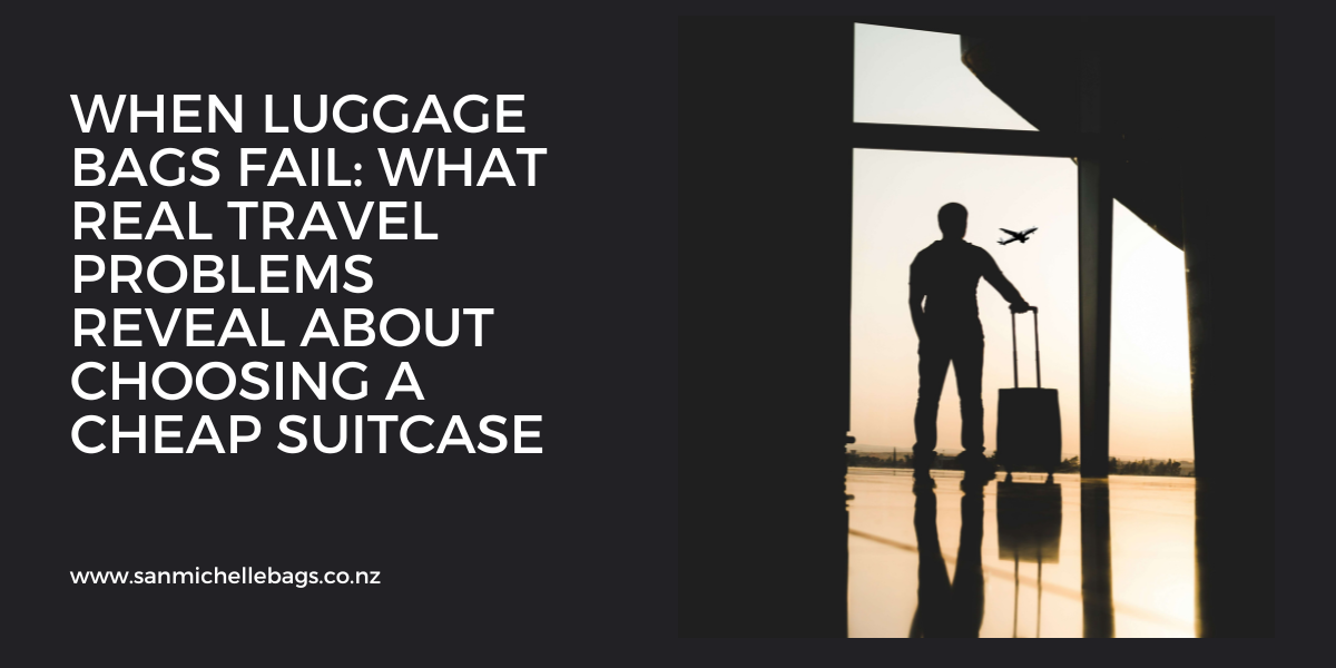 When luggage bags Fail: What Real Travel Problems Reveal About Choosing a cheap suitcase