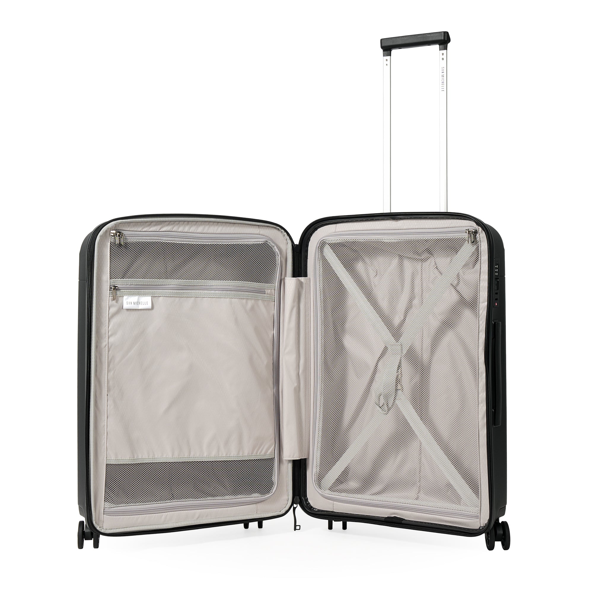San Michelle Stride Pro Suitcase 77cm - Black