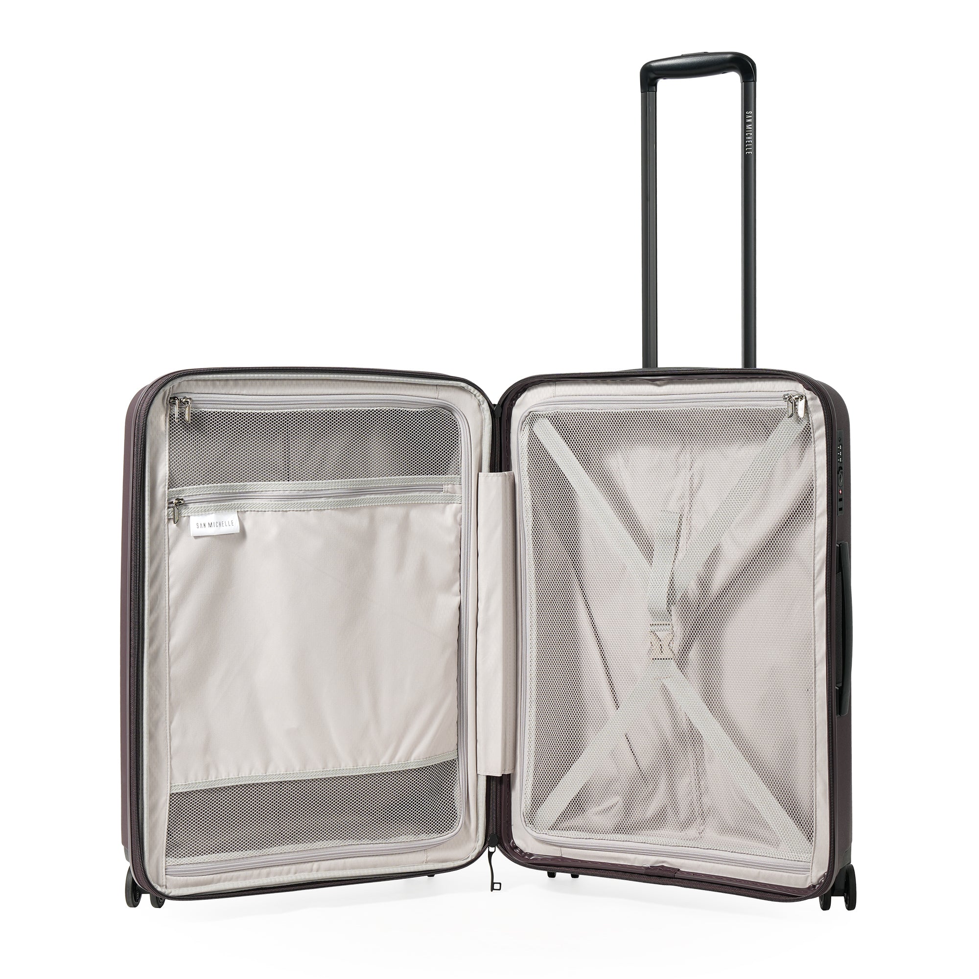 San Michelle Vector Traveller Suitcase 66cm - Coffee