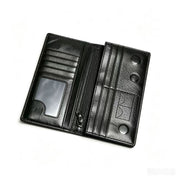Lennox Long Leather Wallet - Black