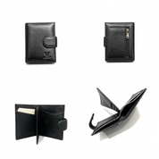 Ellis Leather Wallet - Black