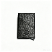 Carter Pop Up Leather Card Holder - Black
