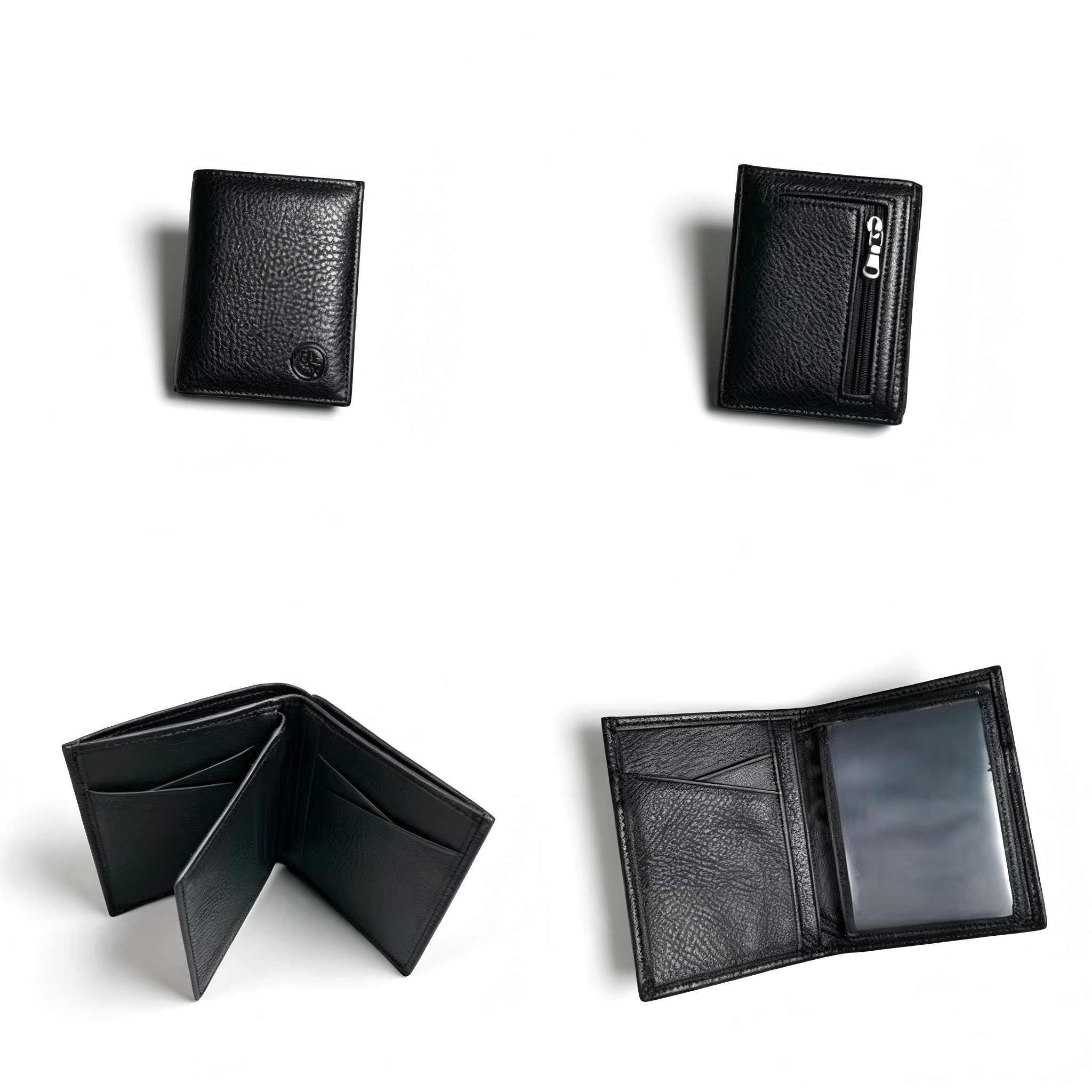 Keaton Leather Wallet - Black