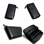Camden Long Leather Wallet - Black