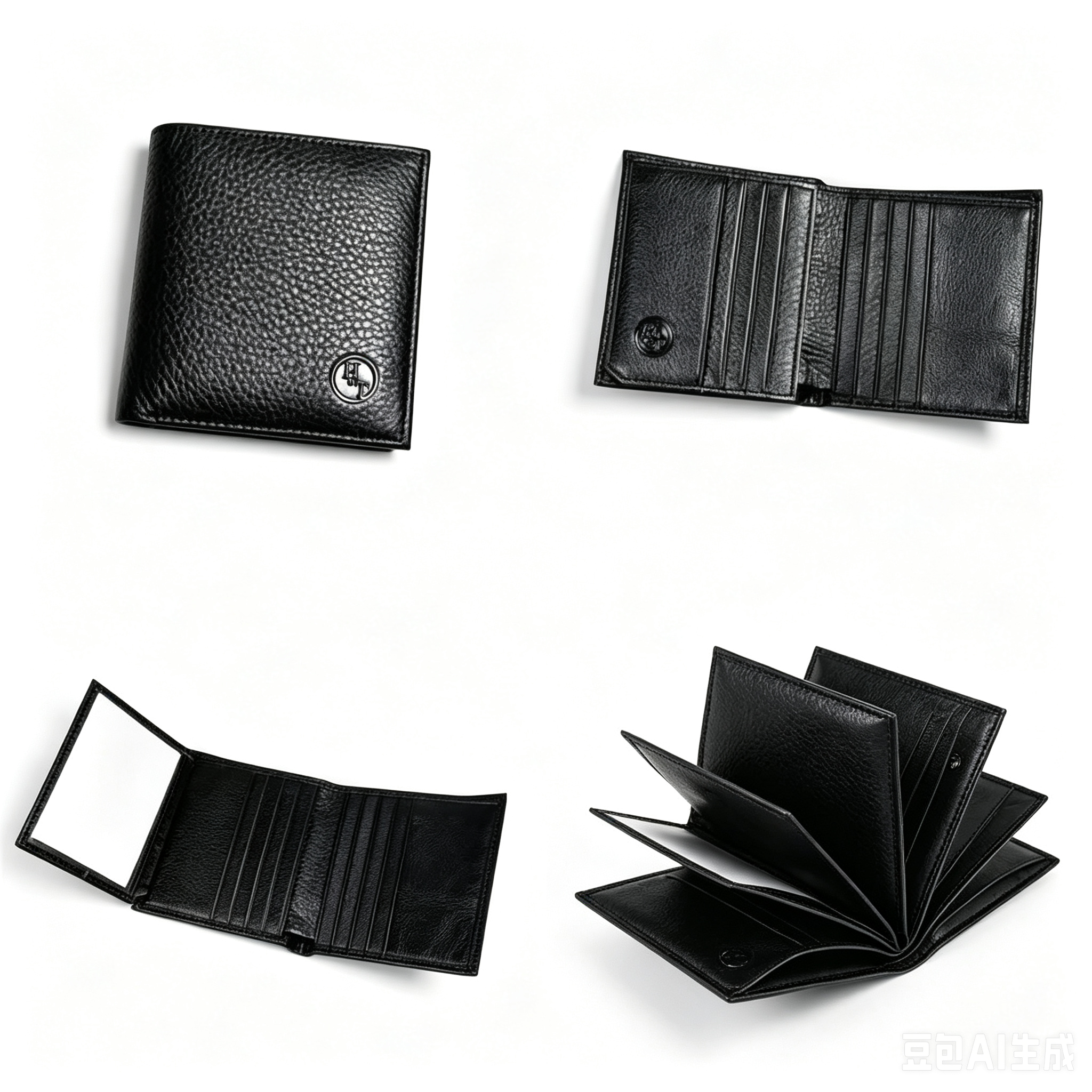 Greyson Leather Wallet - Black