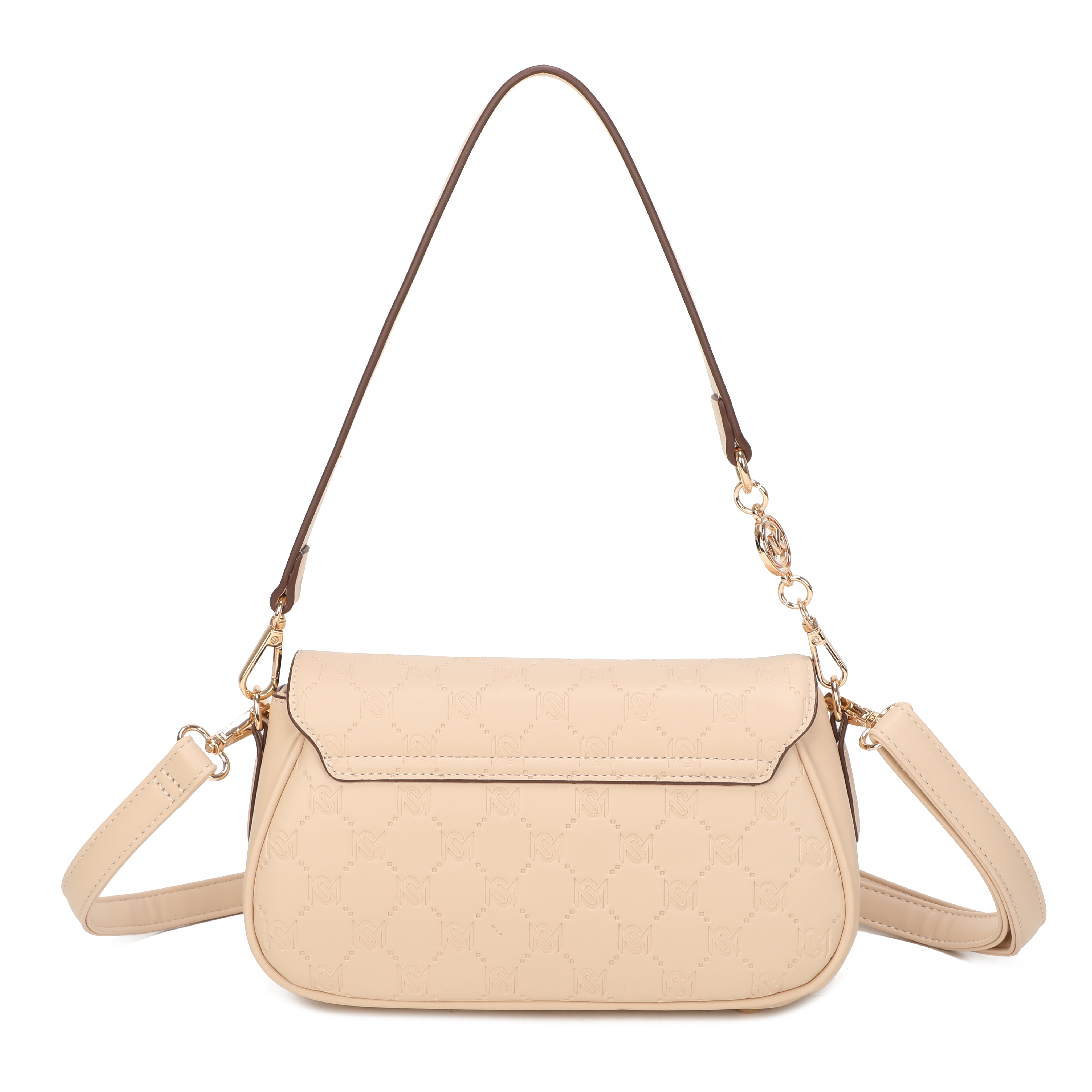 Sofia Baguette Bag - Pale Apricot