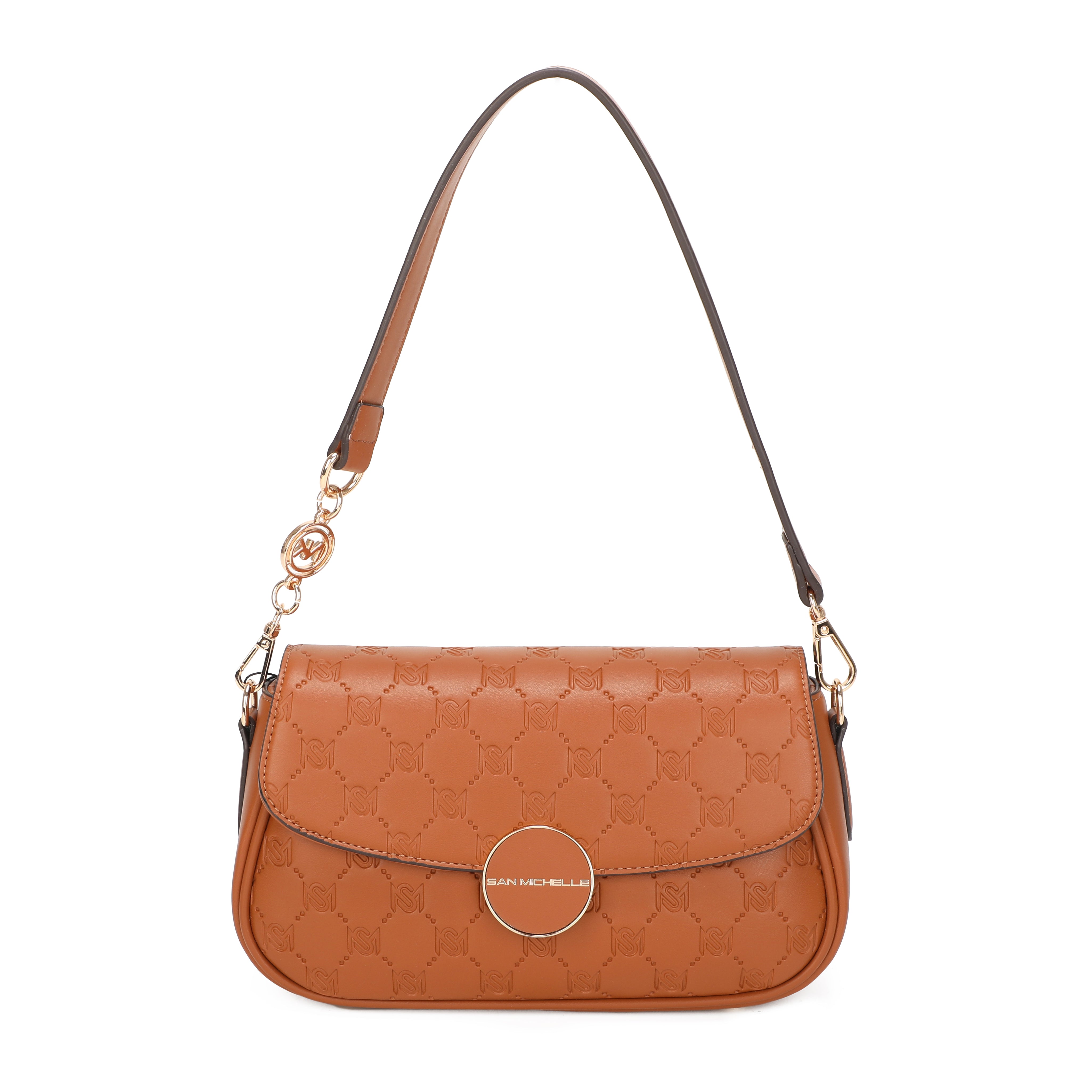 Sofia Baguette Bag - Brown