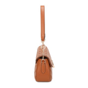 Sofia Baguette Bag - Brown