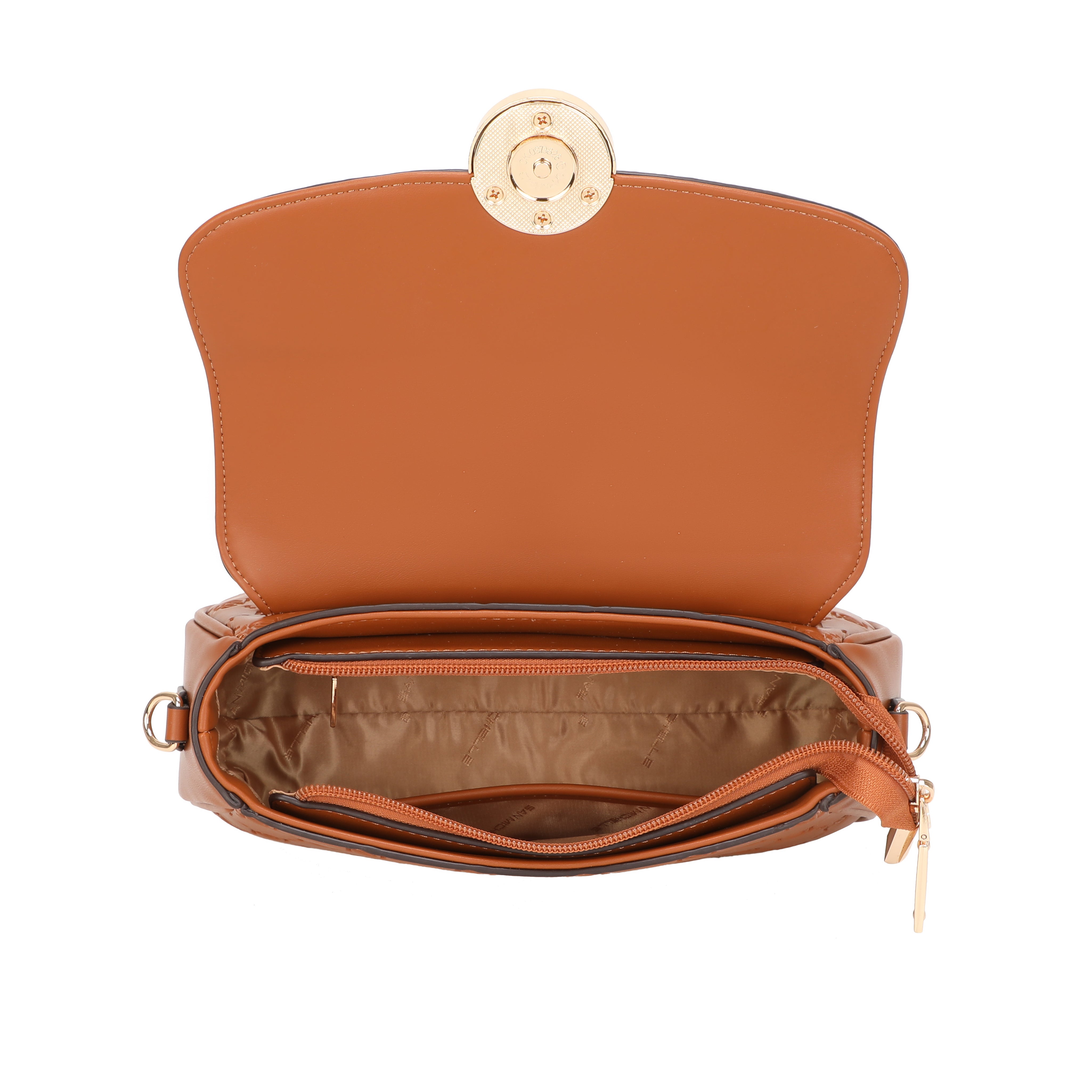 Sofia Baguette Bag - Brown