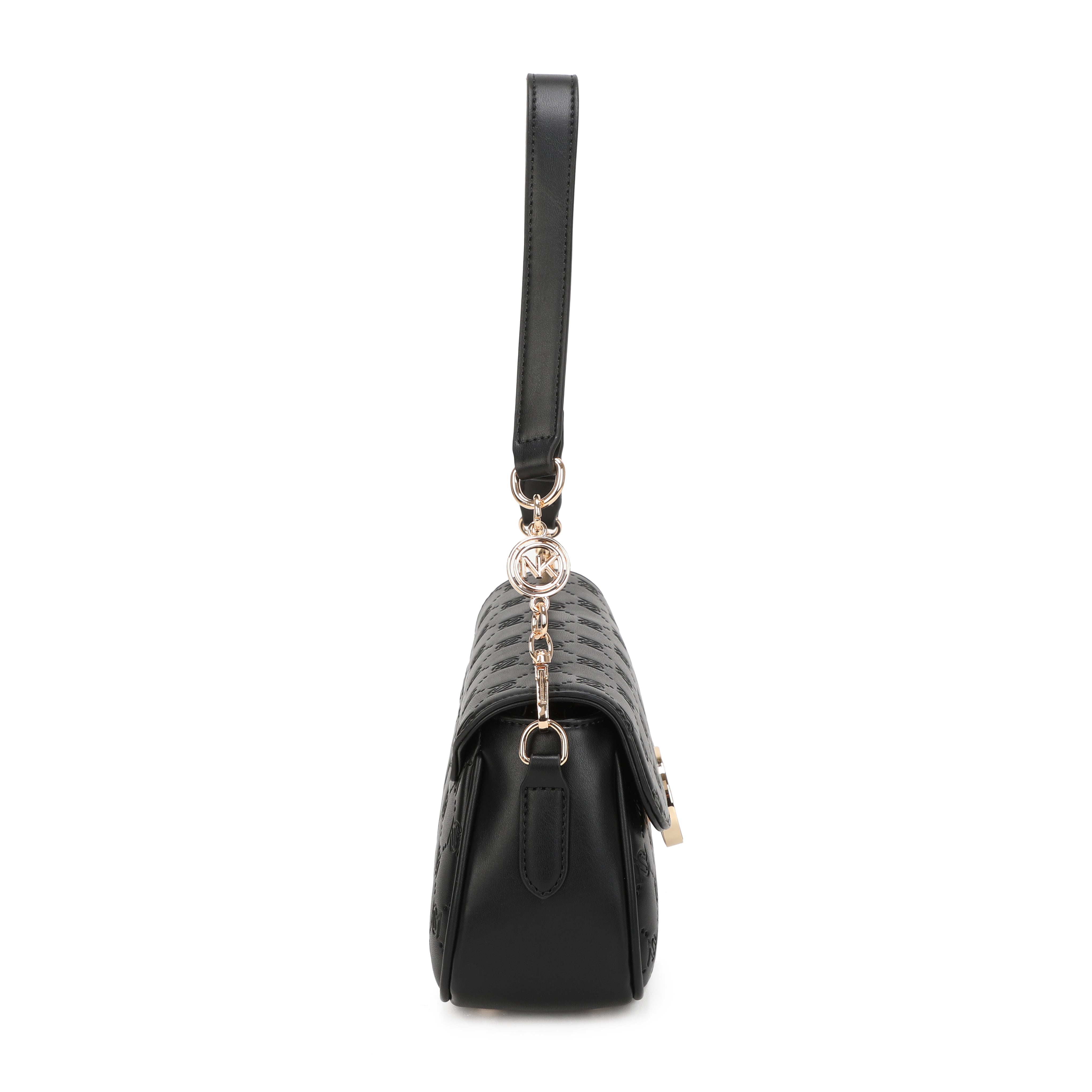Sofia Baguette Bag - Black
