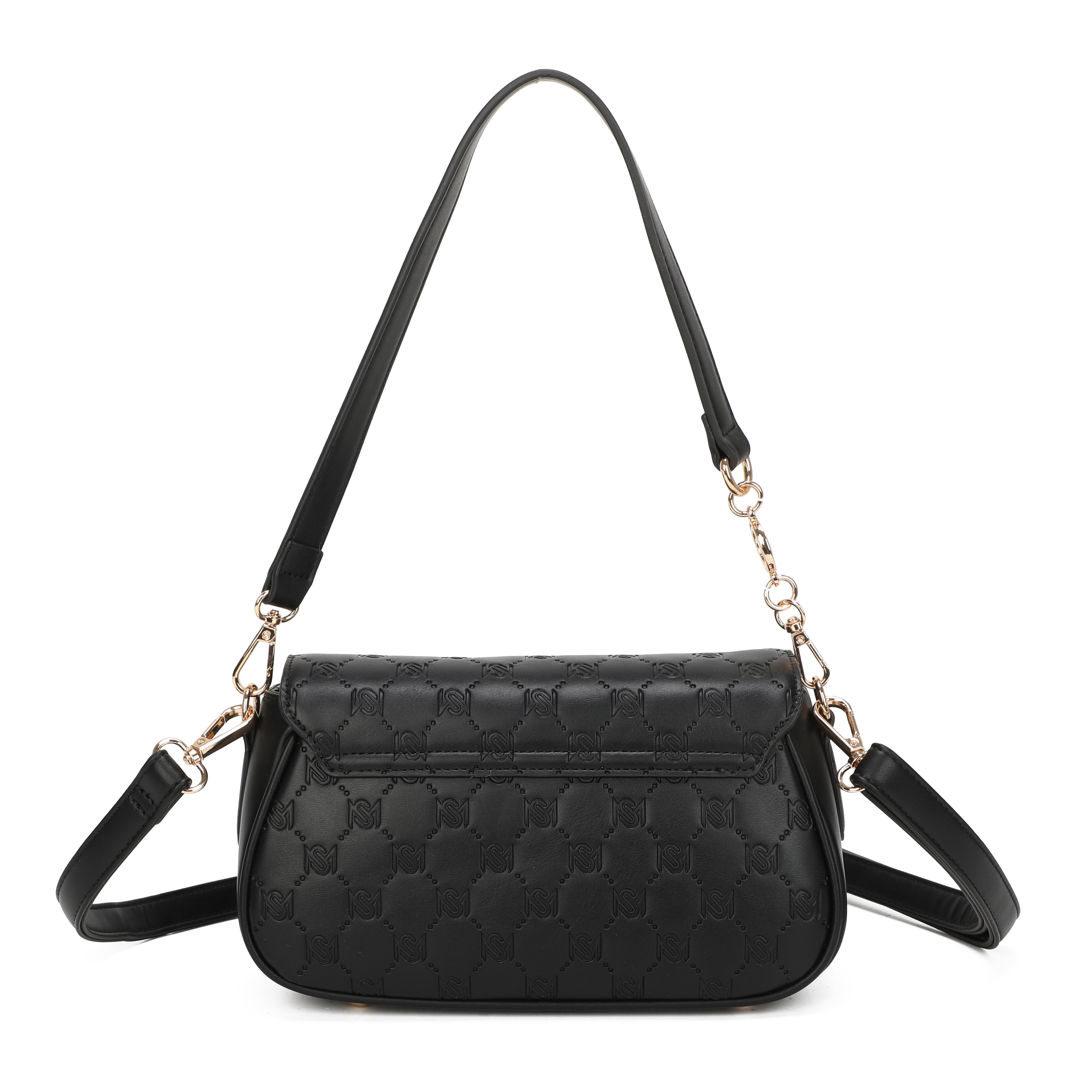 Sofia Baguette Bag - Black