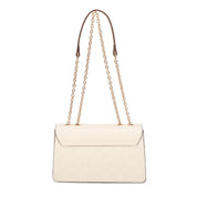 Charmaine Chained Crossbody Bag - Beige