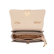 Charmaine Chained Crossbody Bag - Taupe