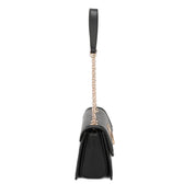 Charmaine Chained Crossbody Bag - Black