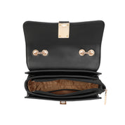 Charmaine Chained Crossbody Bag - Black
