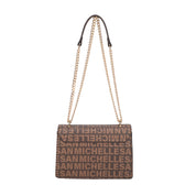 Alexa Chained Crossbody Bag -Coffee