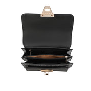 Alexa Chained Crossbody Bag - Black