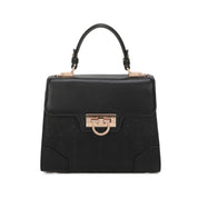 Anne Top Handle Bag - Black
