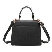 Anne Top Handle Bag - Black