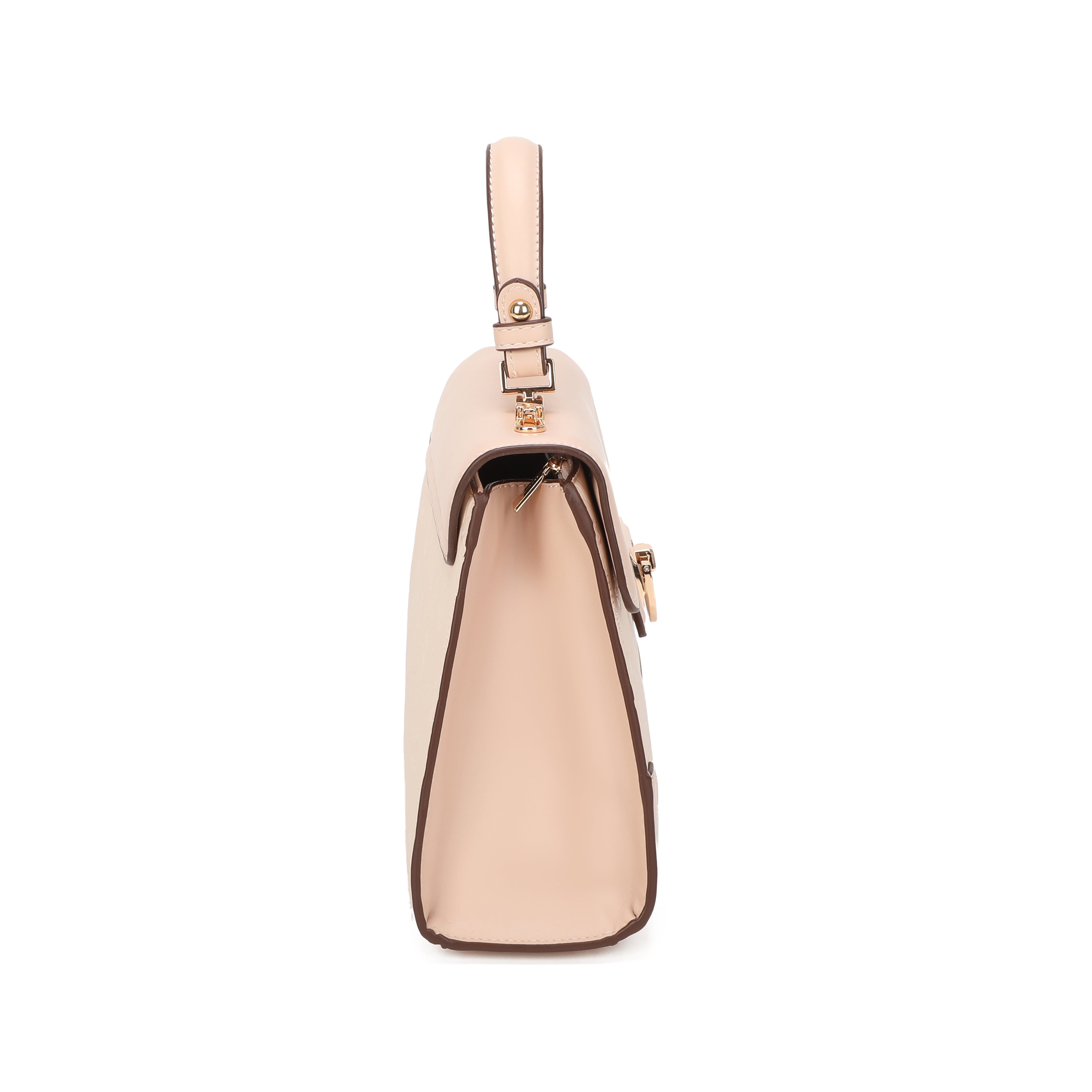 Anne Top Handle Bag - Light Pink (Two Tone)