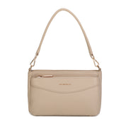 Jolene Leather Crossbody Bag - Taupe