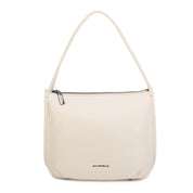 Sola Leather Shoulder Bag - Beige