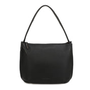 Sola Leather Shoulder Bag - Black