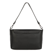 Cynthia Leather Crossbody Bag - Black