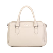 Bella Leather Day Bag - Beige