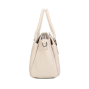 Bella Leather Day Bag - Beige