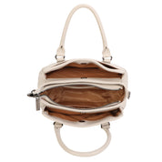 Bella Leather Day Bag - Beige