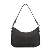Elise Leather Shoulder Bag - Black