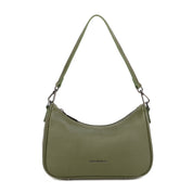 Elise Leather Shoulder Bag - Green