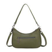 Elise Leather Shoulder Bag - Green