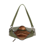Elise Leather Shoulder Bag - Green