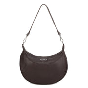 Laura Leather Crossbody Bag - Coffee