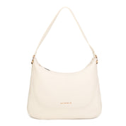 Elora Leather Shoulder Bag - Beige