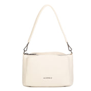 Stella Leather Shoulder Bag - Beige